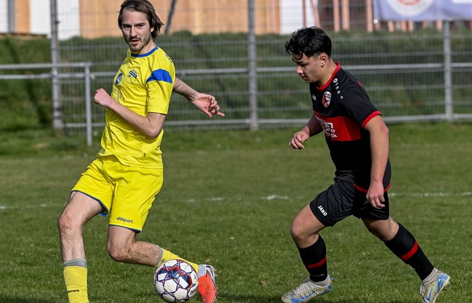 Elia Klein (links) gehört mit dem SV Riet zu den Spitzenteams der Liga. <span class='image-autor'>Foto: Leitner</span>
