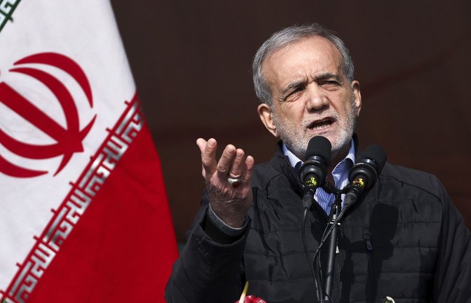 Irans Präsident Massud Peseschkian  (Archivbild)<span class='image-autor'>Foto: Iranian Presidency Office/Uncredited</span>