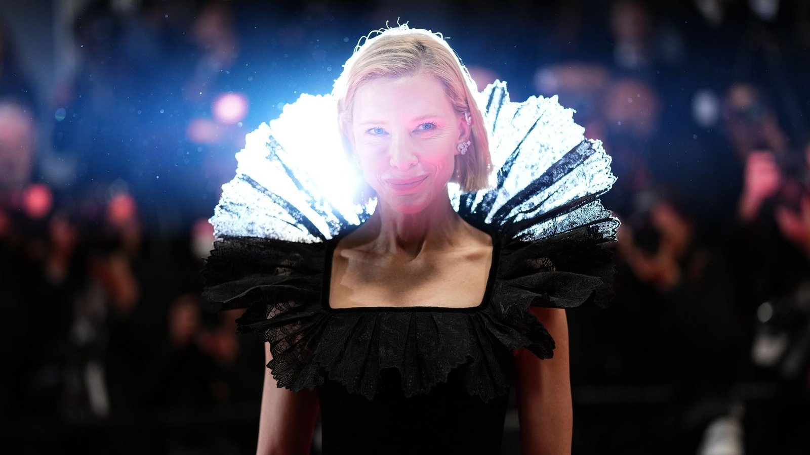 Cate Blanchett posiert für Fotografen bei der Ankunft zur Premiere des Films "Paper Tiger" bei den 79. Internationalen Filmfestspielen in Cannes.Foto: Scott A Garfitt/Invision/AP/dpa Cate Blanchett posiert für Fotografen bei der Ankunft zur Premiere des Films "Paper Tiger" bei den 79. Internationalen Filmfestspielen in Cannes.Foto: Scott A Garfitt/Invision/AP/dpa