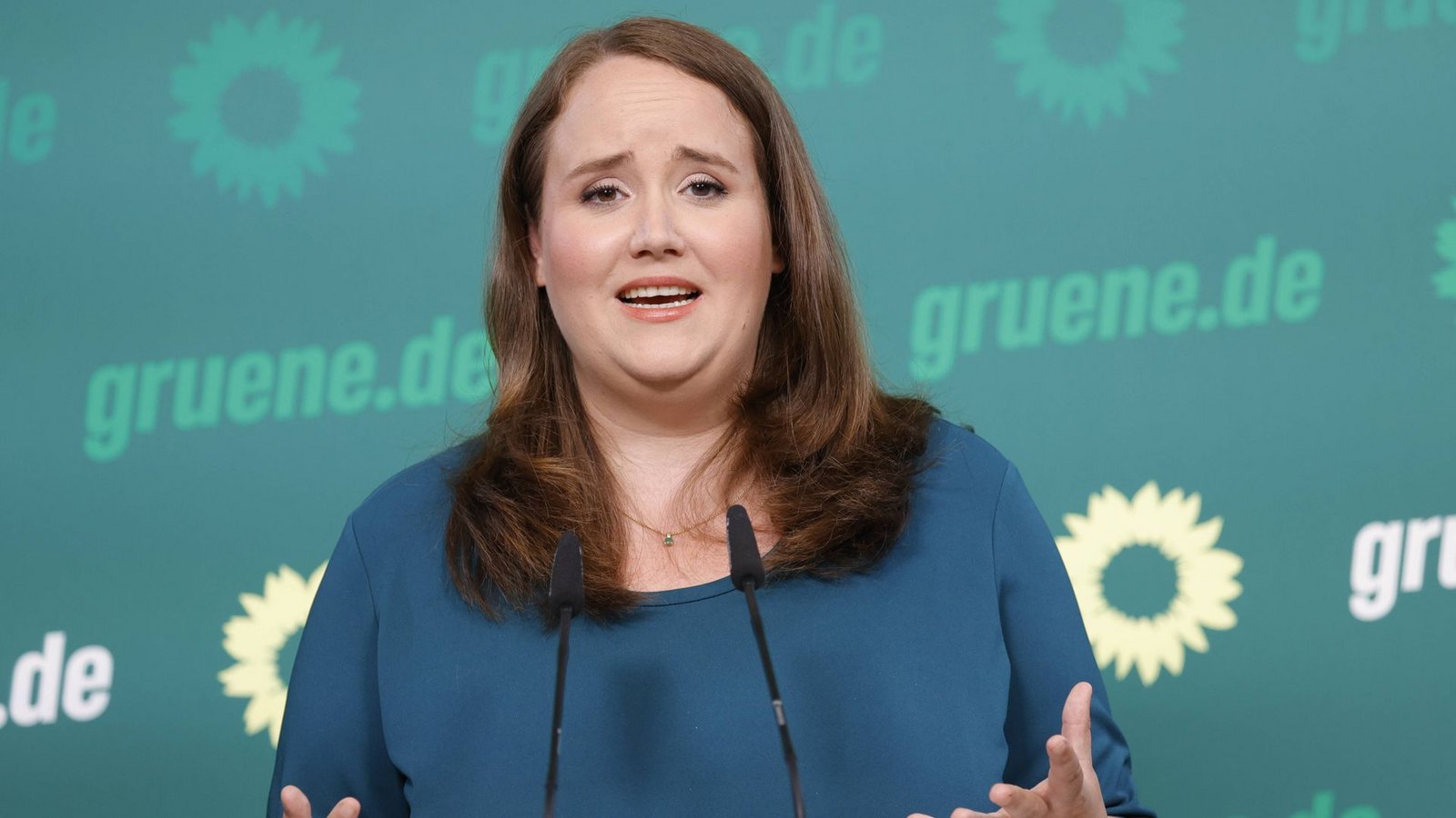 Ricarda Lang hat  seit Februar 2022 zusammen mit Omid Nouripour den Bundesvorsitz von  Bündnis 90/Die Grünen inne.Foto: imago/Metodi Popow