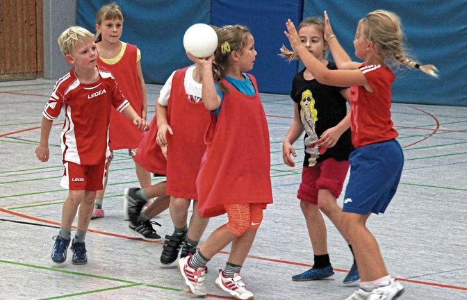 Zwar nicht in der Halle, aber zumindest auf dem Freiplatz können vor allem jugendliche Handballer voraussichtlich ab Montag wieder dem Ball nachjagen. Die Politik hat die Beschränkungen für Unter-14-Jährige weiter gelockert als für die älteren Sportler. Foto: Archiv/Nachreiner