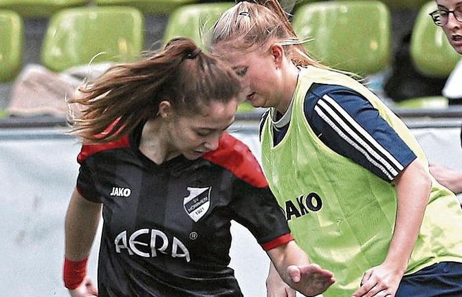 Cheyenne Kust (links) spielt mit dem SV Horrheim bei der Bezirksmeisterschaft. Foto: Archiv/Küppers