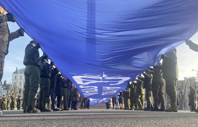 Lettland feiert in diesen Tagen den Beitritt des Landes zur Nato vor 20 Jahren. Die Bedrohung durch Russland ist in der Region ein zentrales Thema.<span class='image-autor'>Foto: dpa/Alexander Welscher</span>