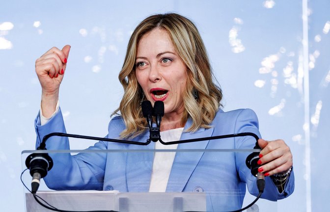 Georgia Meloni will die Europawahl als Stimmungsbarometer nutzen.<span class='image-autor'>Foto: dpa/Roberto Monaldo</span>