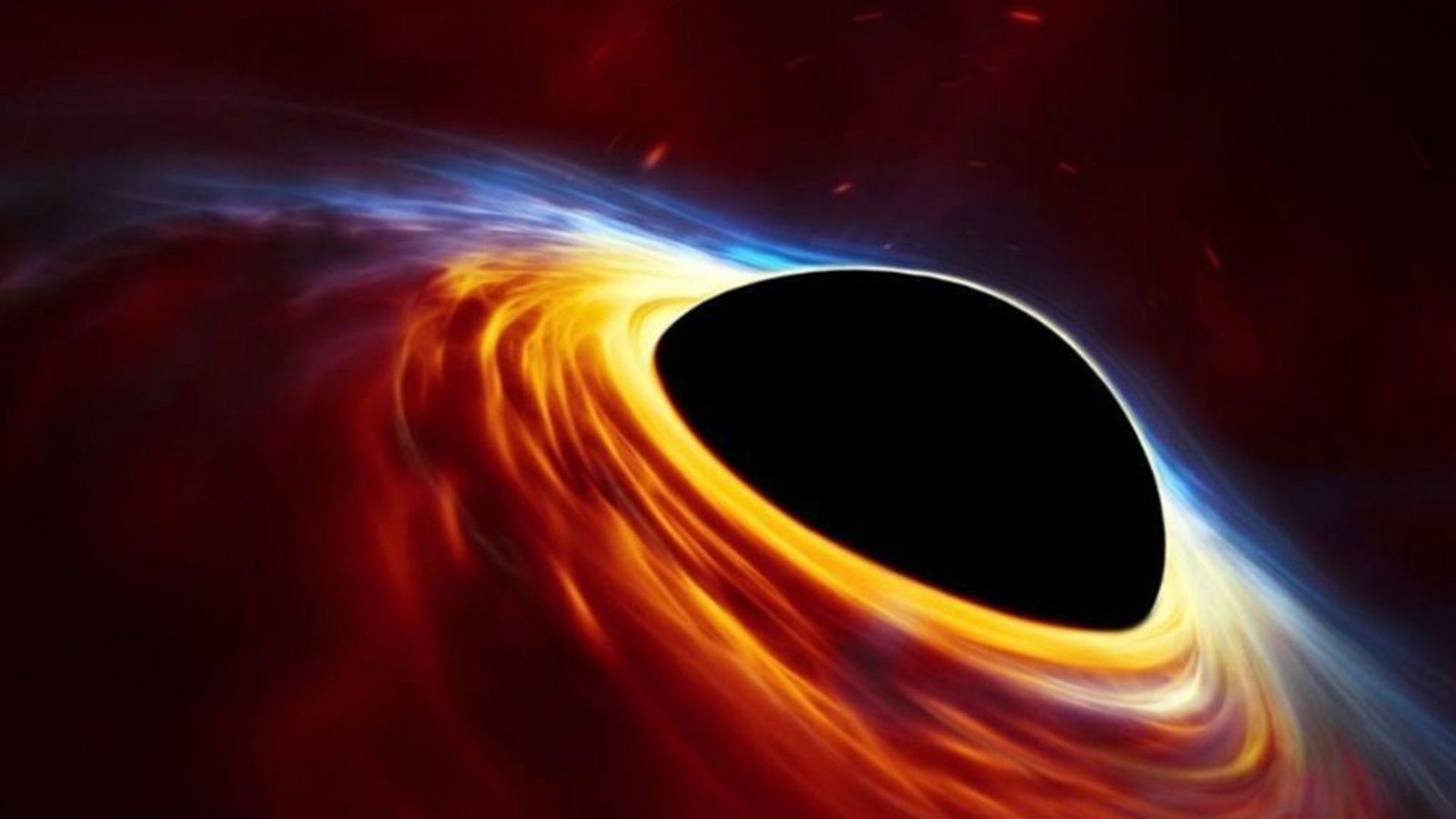 Am Rande eines Schwarzen Loches wird die Schwerkraft so stark, dass selbst das Licht nicht mehr entweichen kann.Foto:  Esa/Hubble/Eso/dpa