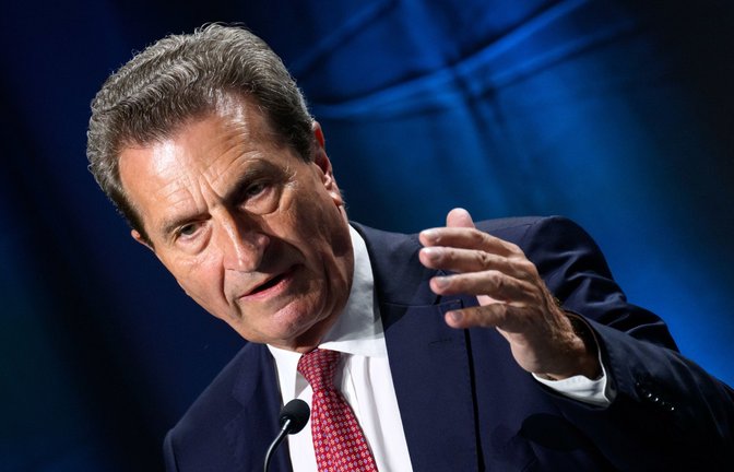 Der CDU-Politiker Günther Oettinger wird an diesem Sonntag 70  Jahre alt.<span class='image-autor'>Foto: dpa/Bernd von Jutrczenka</span>