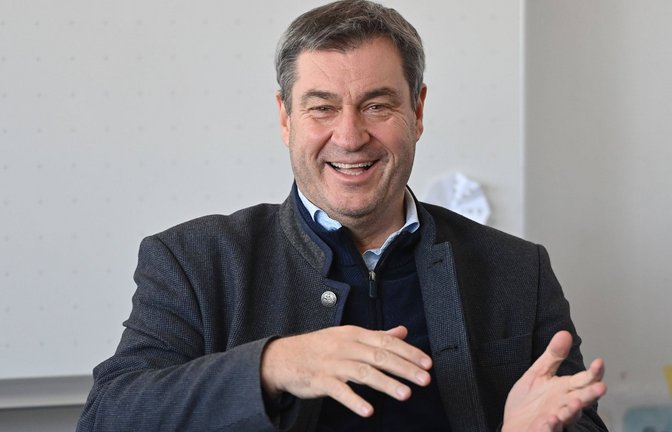 Markus Söder feiert am Freitag  seinen 57. Geburtstag (Archivbild).<span class='image-autor'>Foto: IMAGO/Sven Simon/IMAGO/Frank Hoermann/SVEN SIMON</span>