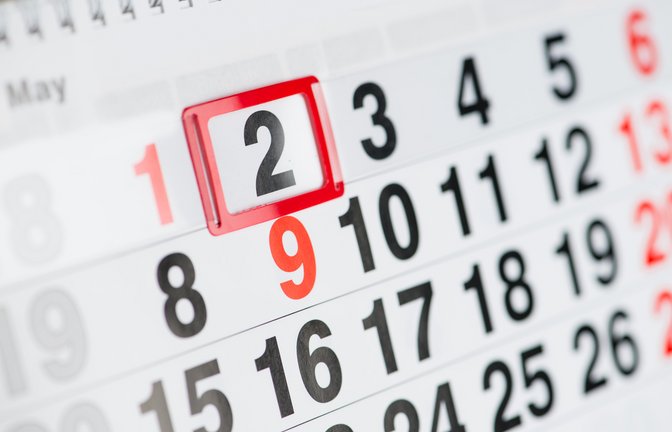 Der 2. Mai ist kein gesetzlicher Feiertag.<span class='image-autor'>Foto: smspsy / shutterstock.com</span>