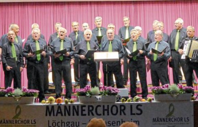 Der Männerchor LS.  Foto:p