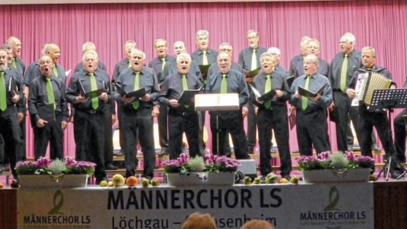 Der Männerchor LS.  Foto:p