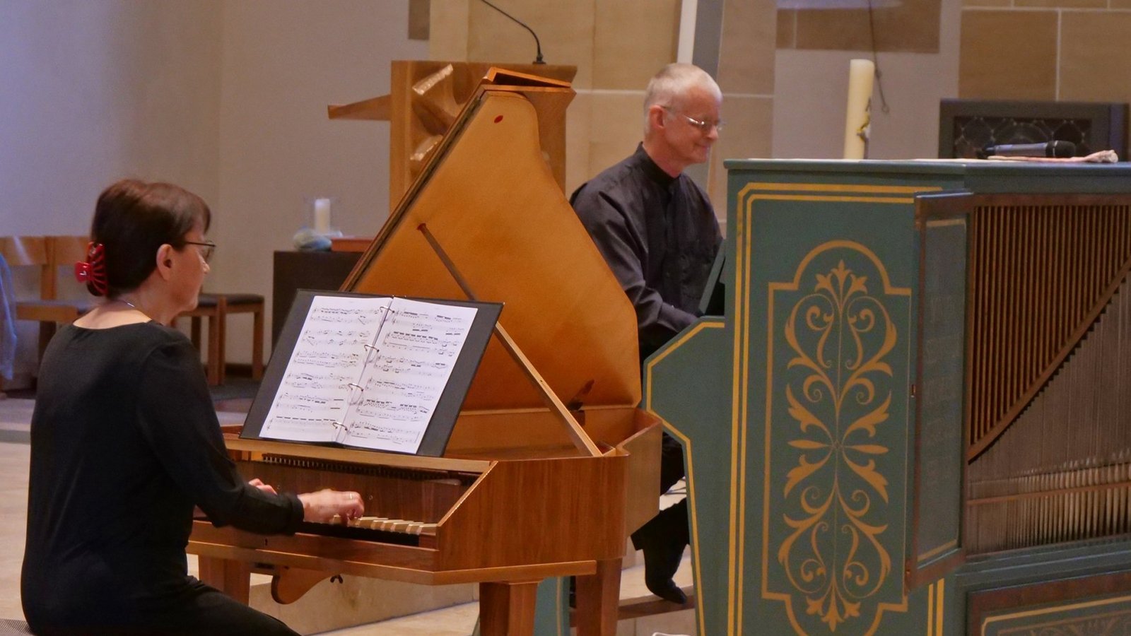 Andrea und Siegfried Mangold aus Gündelbach gestalten in diesem Jahr das Maientagskonzert in der Vaihinger Stadtkirche. Foto: Friedrich Andrea und Siegfried Mangold aus Gündelbach gestalten in diesem Jahr das Maientagskonzert in der Vaihinger Stadtkirche. Foto: Friedrich