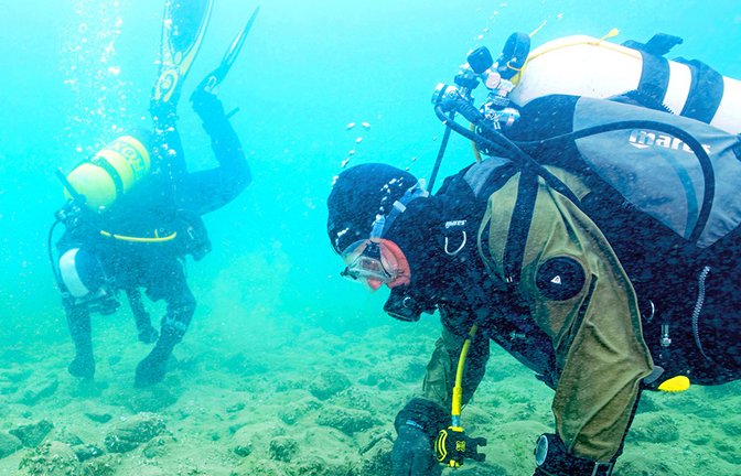 Taucher haben das Innere eines der Hügel ergründet. Aus ihrer Arbeit ergeben sich Erkenntnisse, aber keine Antworten auf die entscheidende Frage: das Warum.<span class='image-autor'>Foto: Amt für Archäologie Thurgau/Amt für Archäologie</span>