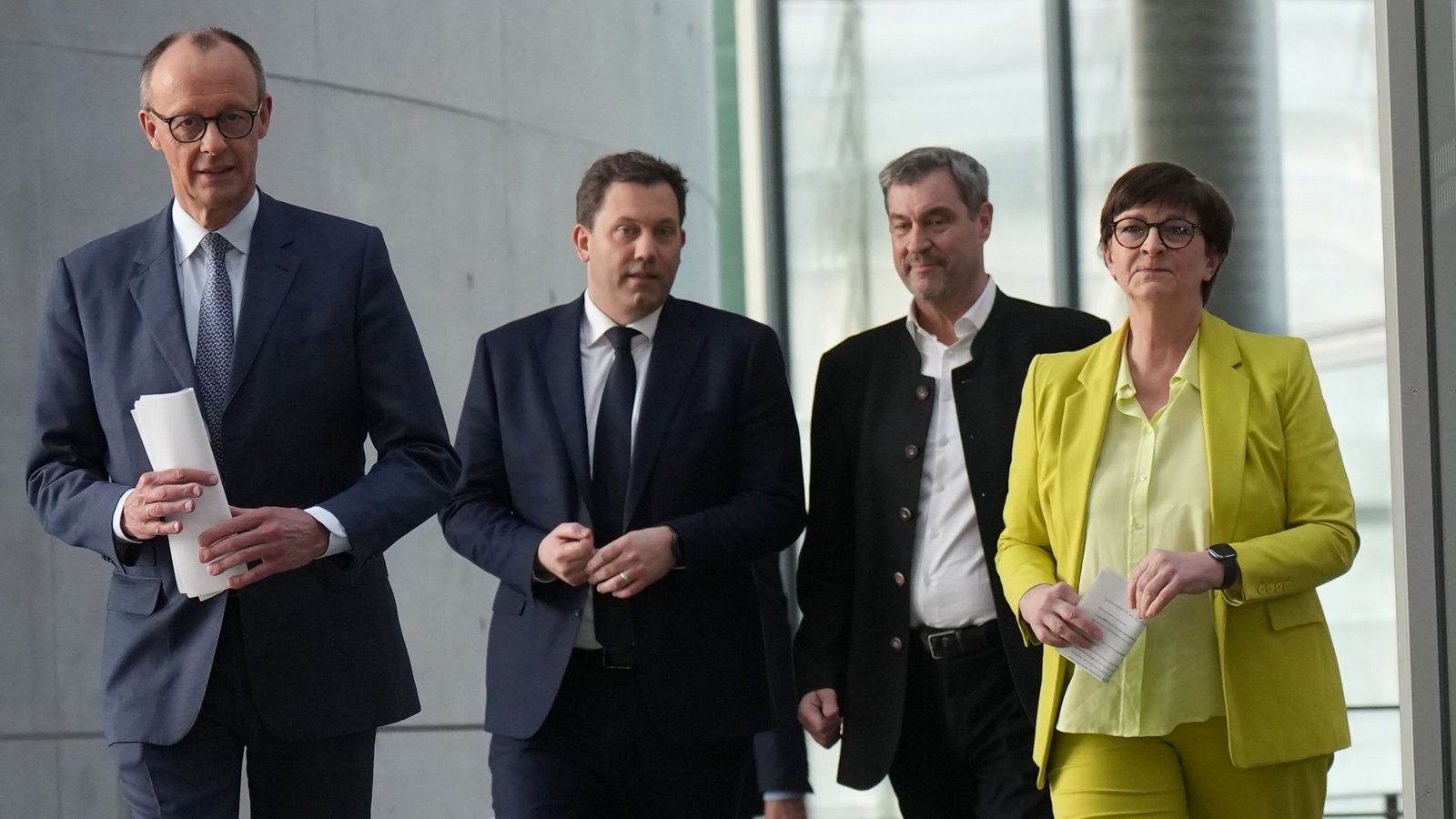 Die Spitzen von Union und SPD verhandeln am Mittwoch noch über letzte Details des Koalitionsvertrags.Foto: dpa/Michael Kappeler Die Spitzen von Union und SPD verhandeln am Mittwoch noch über letzte Details des Koalitionsvertrags.Foto: dpa/Michael Kappeler