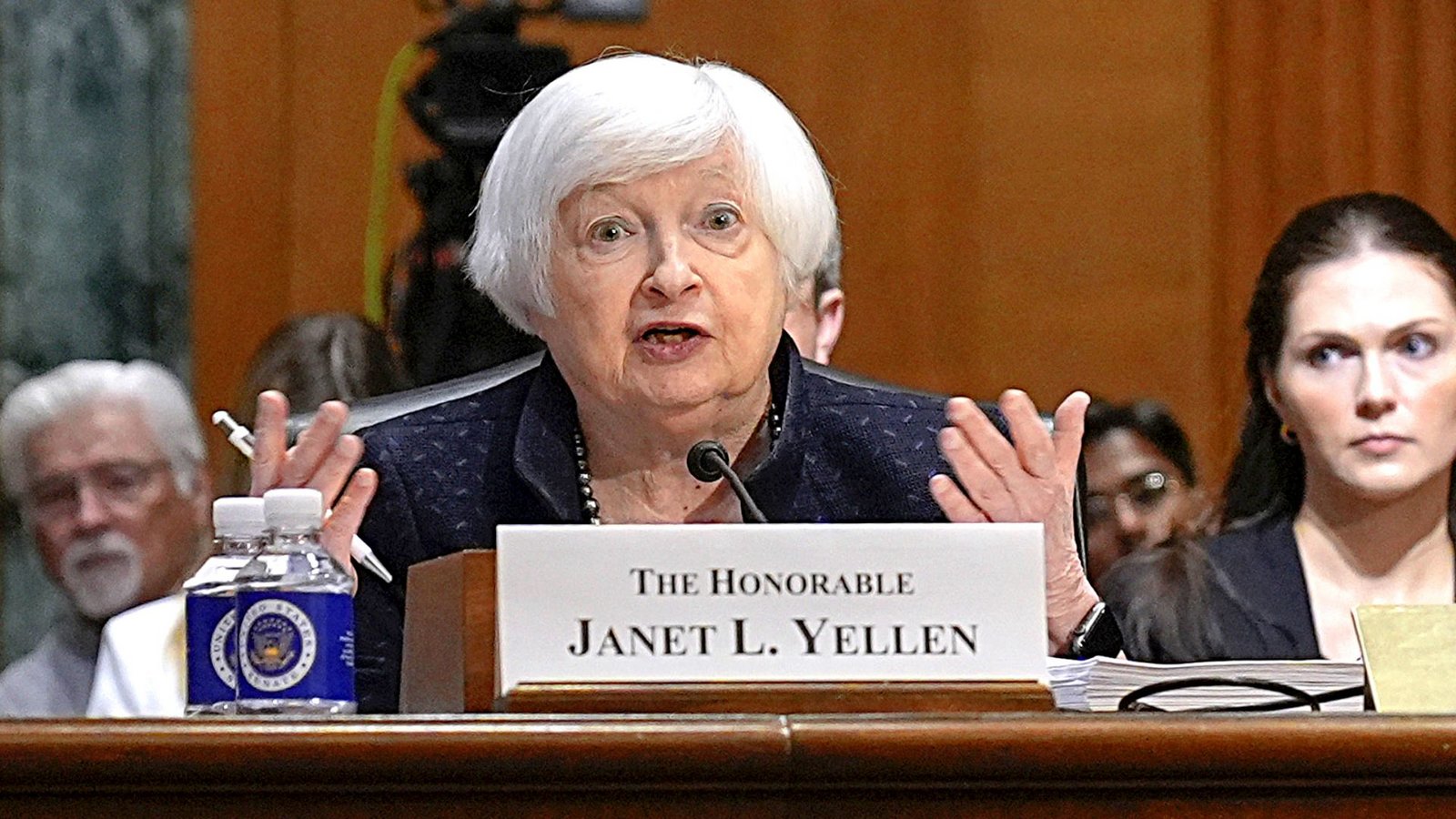 Diese Mittel „werden die Ukraine bei der Verteidigung ihres Landes entscheidend unterstützen“, hieß es in einer veröffentlichten Erklärung von US-Finanzministerin Janet Yellen.Foto: dpa/Mariam Zuhaib