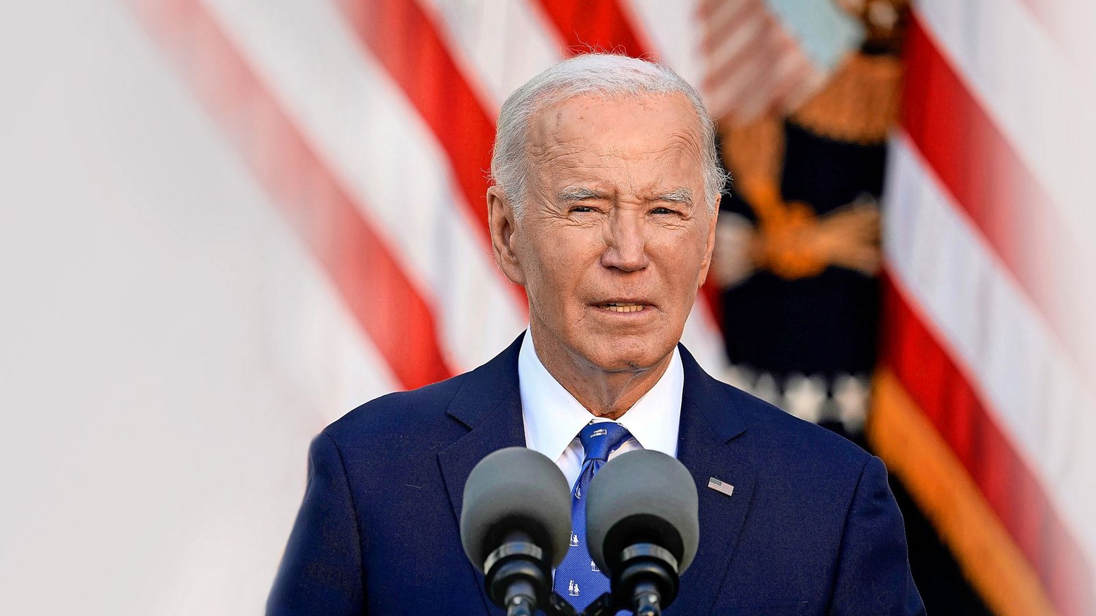 Joe Biden bei einer Pressekonferenz im Rosengarten des Weißen HausesFoto: dpa/
Manuel Balce Ceneta Joe Biden bei einer Pressekonferenz im Rosengarten des Weißen HausesFoto: dpa/
Manuel Balce Ceneta