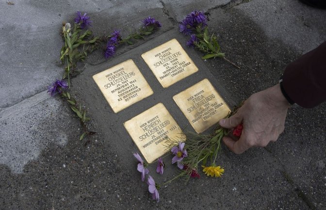 Vier von inzwischen 1083 Stolpersteinen in Stuttgart.<span class='image-autor'>Foto: Lichtgut/Leif Piechowski</span>