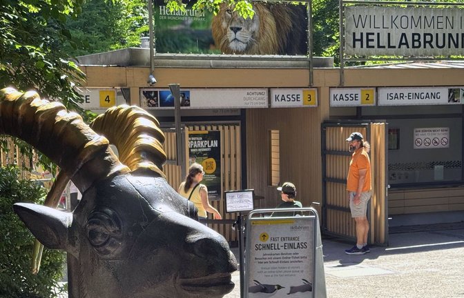 Ungewöhnlicher Polizeieinsatz im Tierpark Hellabrunn am Sonntag (Archivbild).<span class='image-autor'>Foto: IMAGO/Sven Simon/IMAGO/Frank Hoermann / SVEN SIMON</span>