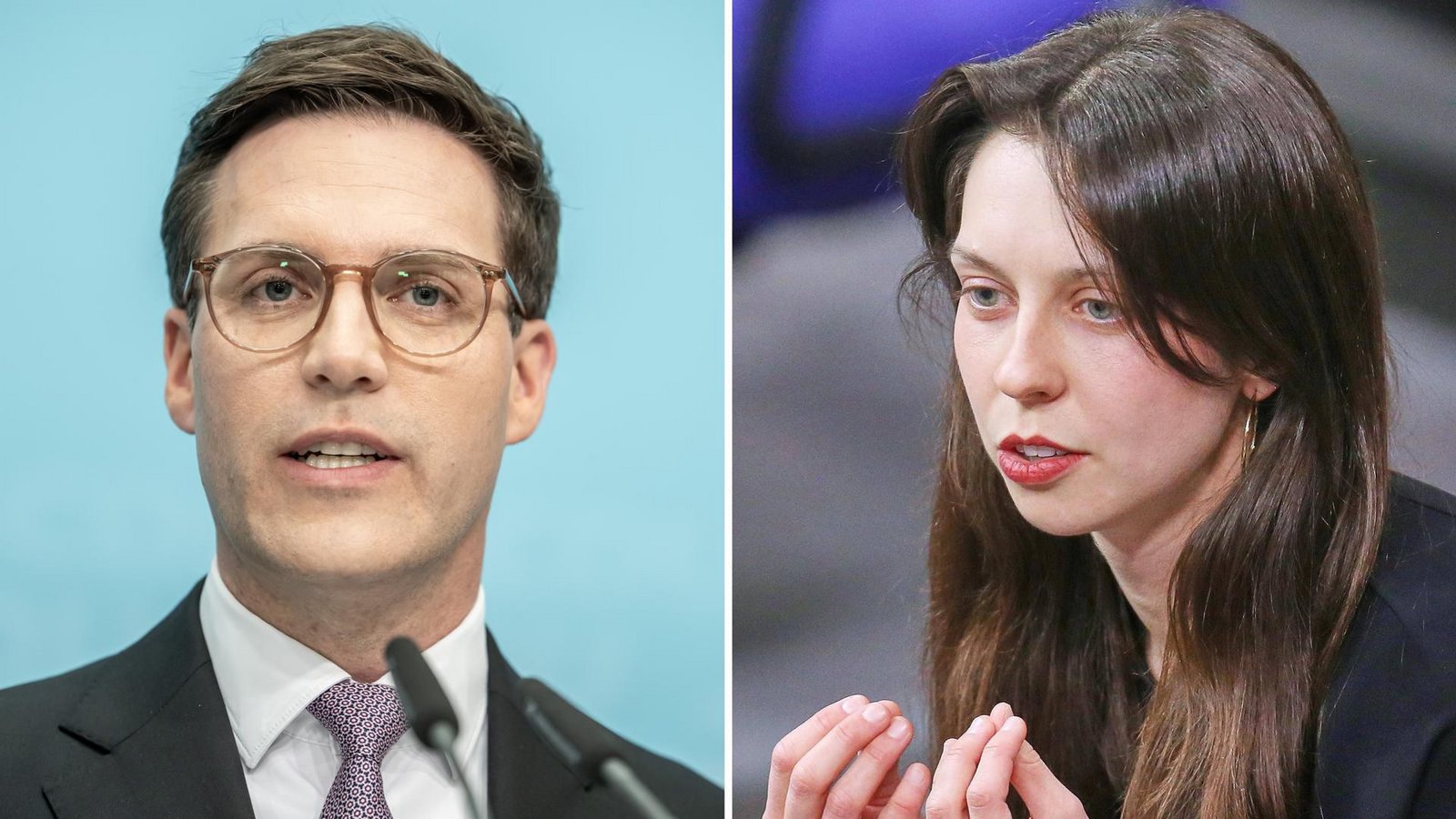 Zoe Mayer hatte den Ausschnitt eines Interviews von Manuel Hagel aus dem Jahr 2018 geteilt und kritische Fragen zu den darin getätigten Aussagen aufgeworfen. Die CDU wirft ihr die Initiierung einer „Kampagne“ vor.Foto: Michael Kappeler/dpa, imago/dts Nachrichtenagentur