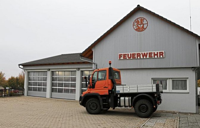 Das Hochdorfer Feuerwehrmagazin wird saniert und erweitert. Foto: Bögel