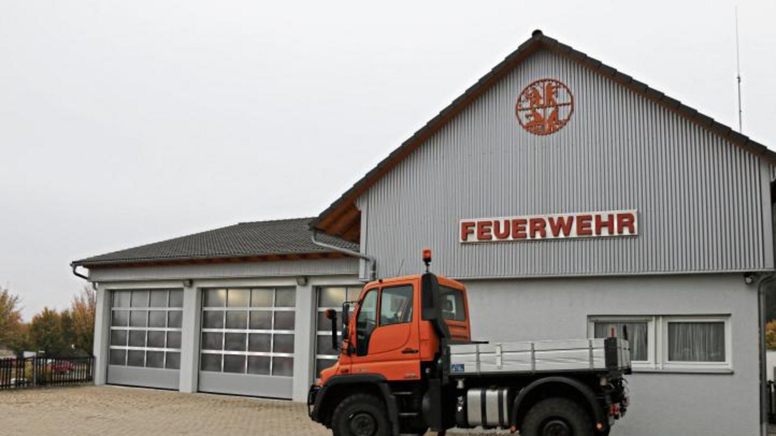 Das Hochdorfer Feuerwehrmagazin wird saniert und erweitert. Foto: Bögel