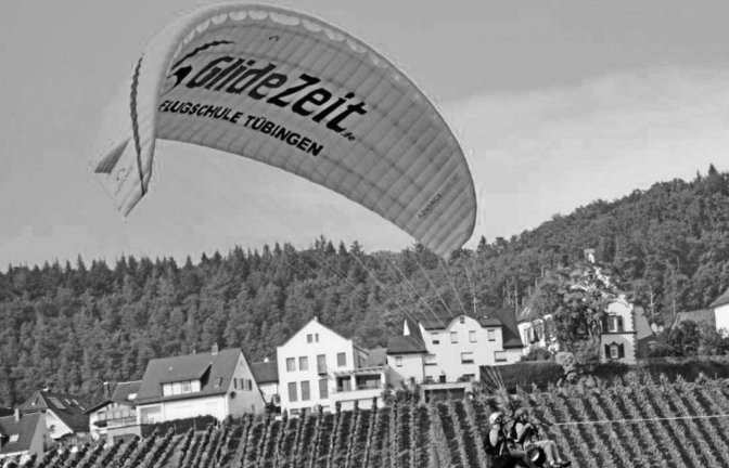 In Hohenhaslach lässt sich die Heimat am Wochenende von oben betrachten.  Foto: p