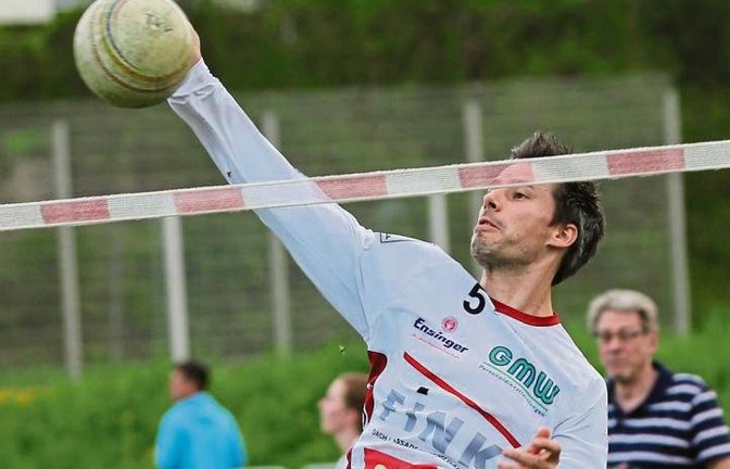 Der TV Vaihingen (hier Michael Marx) hat gut gespielt, aber zweimal verloren.  Foto: Archiv/Küppers