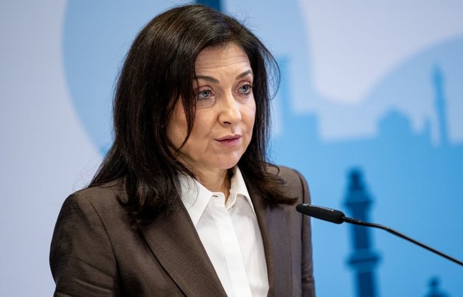 Katherina Reiche (CDU) kann nicht wie geplant an einer Asien-Pazifik-Konferenz der deutschen Wirtschaft in der Hauptstadt Seoul teilnehmen (Archivbild).<span class='image-autor'>Fabian Sommer/dpa</span>