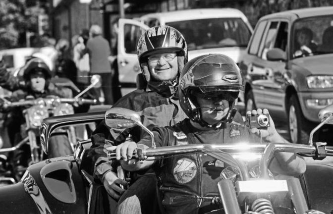 Spaß beim Illinger Motorradherbst auf Trikes und Gespannen.  Foto: Archiv
