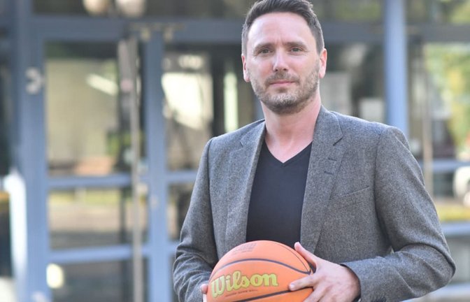 Christian Bauer, basketballbegeisterter Co-Vorsitzender des SV Fellbach<span class='image-autor'>Maximilian Hamm</span>