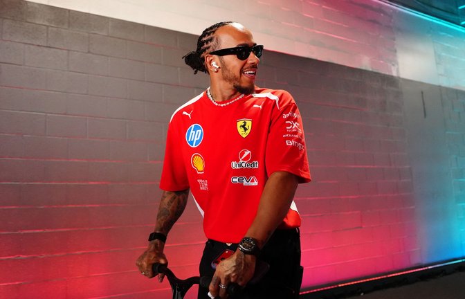 Hamilton stellte in Montréal klar: Werde noch eine Weile in der Formel 1 sein.<span class='image-autor'>Foto: Bradley Collyer/PA Wire/dpa</span>