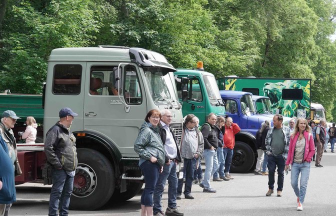 In gemütlicher Atmosphäre gibt es schon am ersten Tag allerlei Oldtimer-Lkw zu sehen.<span class='image-autor'>Foto: Andreas Rosar Fotoagentur-Stuttg</span>