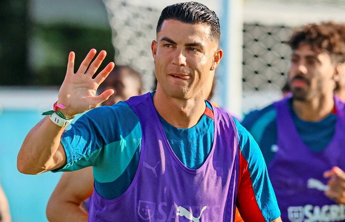 Immer noch fit – auch mit solzen 41 Jahren kann bei Cristiano Ronaldo von Abschied noch keine Rede sein.<span class='image-autor'>Foto: imago/ChrisxArjoon</span>