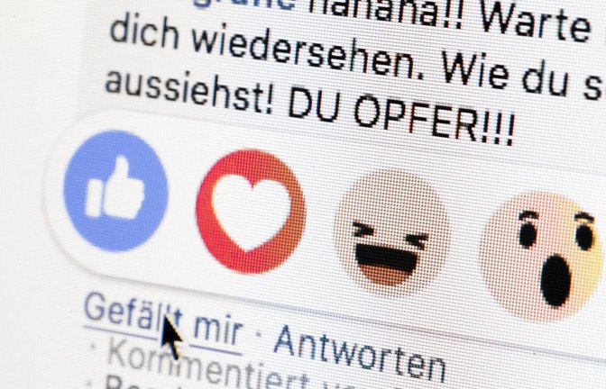 Im Internet fallen oft wüste Beleidigungen.<span class='image-autor'>Foto: imago images/Thomas Trutschel</span>