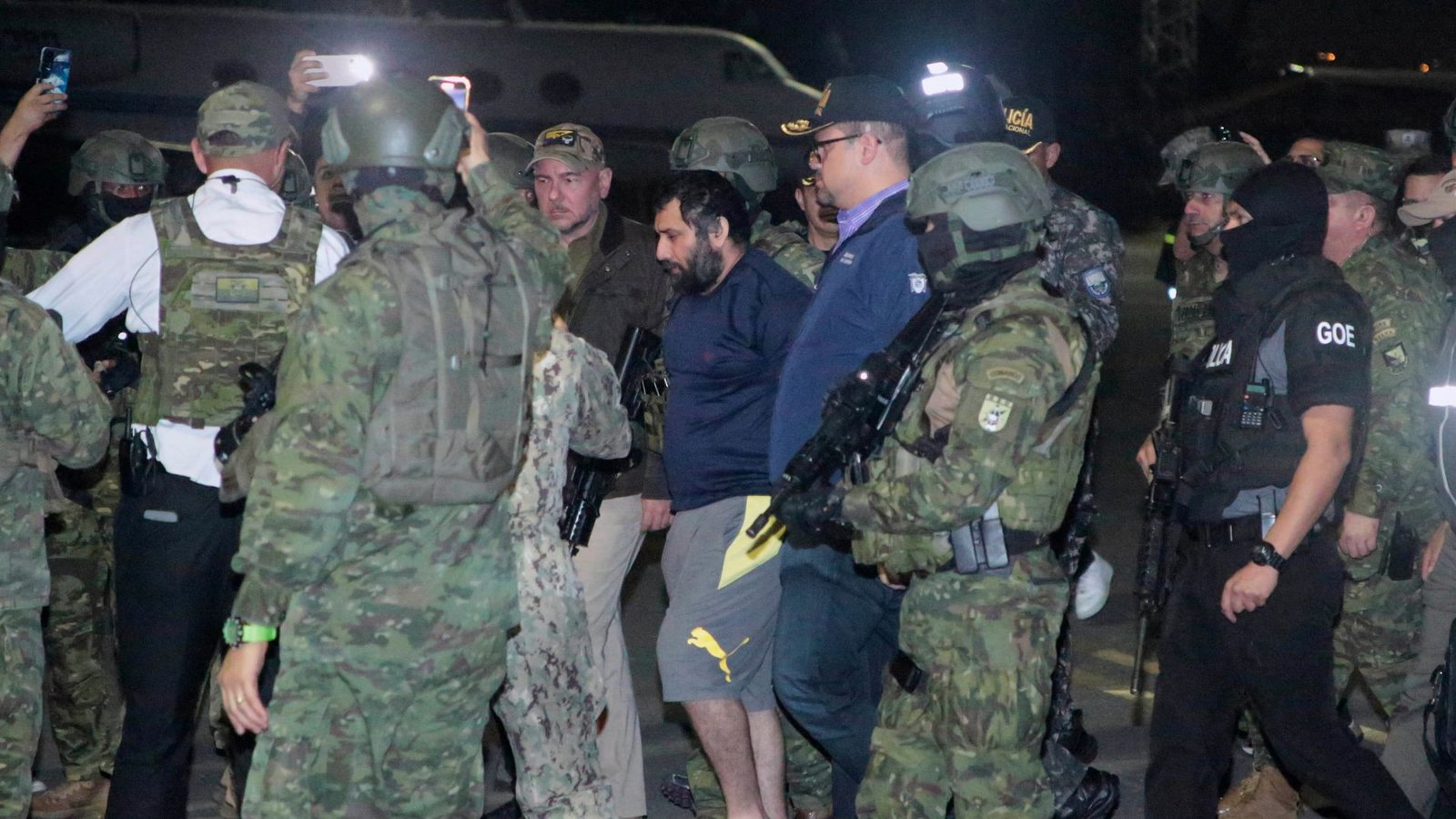 Jose Adolfo Macias Villamar, einer der meistgesuchten Drogenbosse, wird aus Ecuador an USA ausgeliefert (Archivfoto).Foto: Joffre Flores/AP/dpa/Joffre Flores Jose Adolfo Macias Villamar, einer der meistgesuchten Drogenbosse, wird aus Ecuador an USA ausgeliefert (Archivfoto).Foto: Joffre Flores/AP/dpa/Joffre Flores
