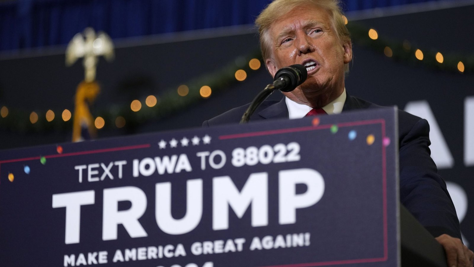 Das oberste Gericht von Colorado hat mit dem Ausschluss Donald Trumps von den Vorwahlen ein historisches Urteil gefällt.Foto: dpa/Charlie Neibergall Das oberste Gericht von Colorado hat mit dem Ausschluss Donald Trumps von den Vorwahlen ein historisches Urteil gefällt.Foto: dpa/Charlie Neibergall