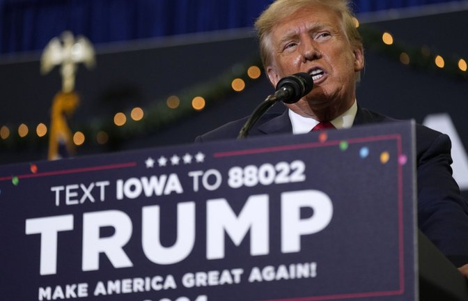 Das  oberste Gericht von Colorado hat mit dem Ausschluss Donald Trumps von den Vorwahlen ein historisches Urteil gefällt.<span class='image-autor'>Foto: dpa/Charlie Neibergall</span>