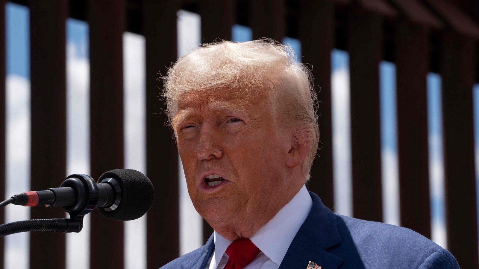 Donald Trump soll am 10. September in einer TV-Debatte gegen Kamala Harris antreten. (Archivbild)Foto: Getty Images via AFP/REBECCA NOBLE Donald Trump soll am 10. September in einer TV-Debatte gegen Kamala Harris antreten. (Archivbild)Foto: Getty Images via AFP/REBECCA NOBLE