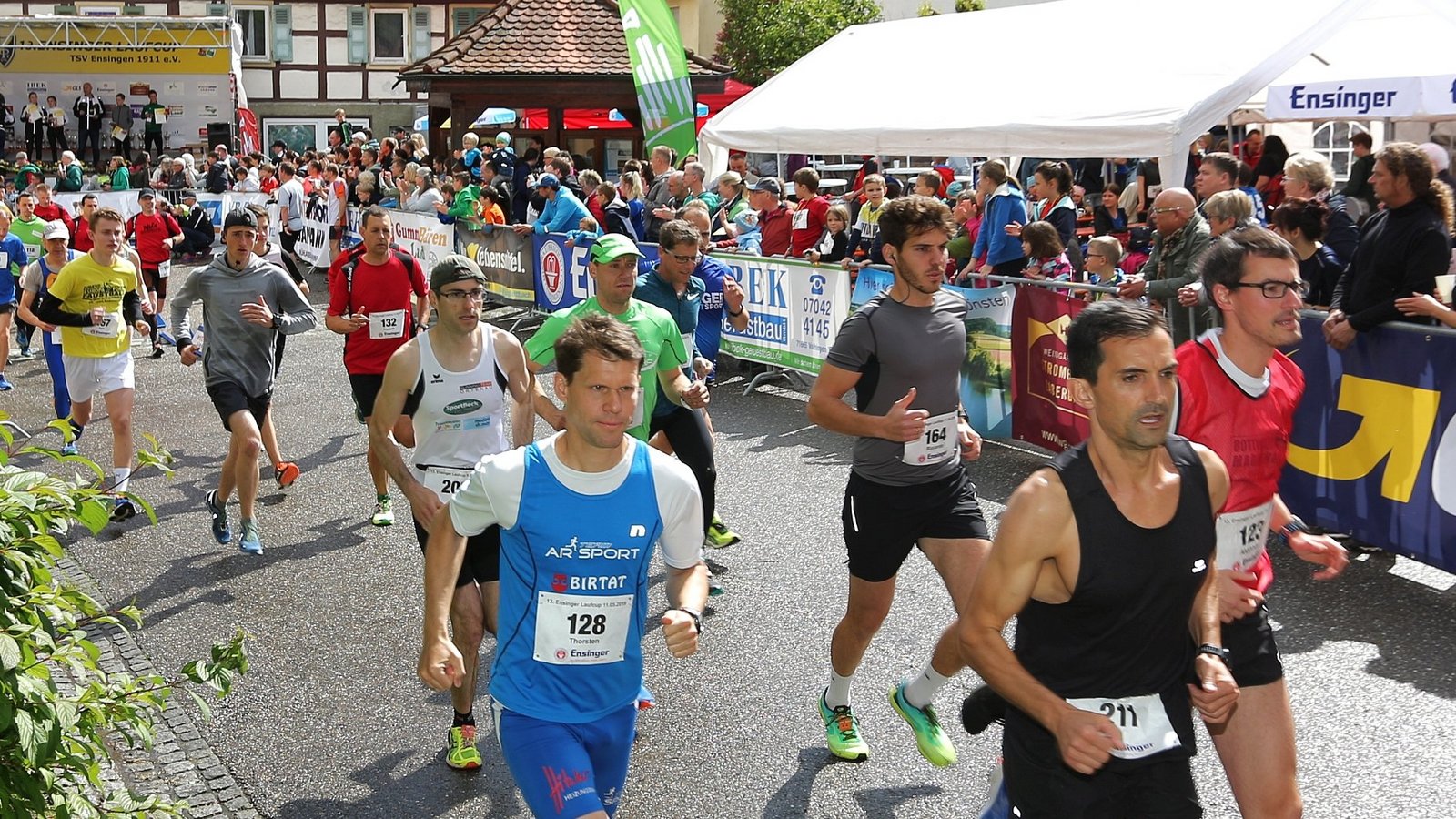 Wie einst der Halbmarathon (Bild) lockt mittlerweile auch der Eselsburg-Trail viele ambitionierte Läufer nach Ensingen. Archivfoto: Küppers