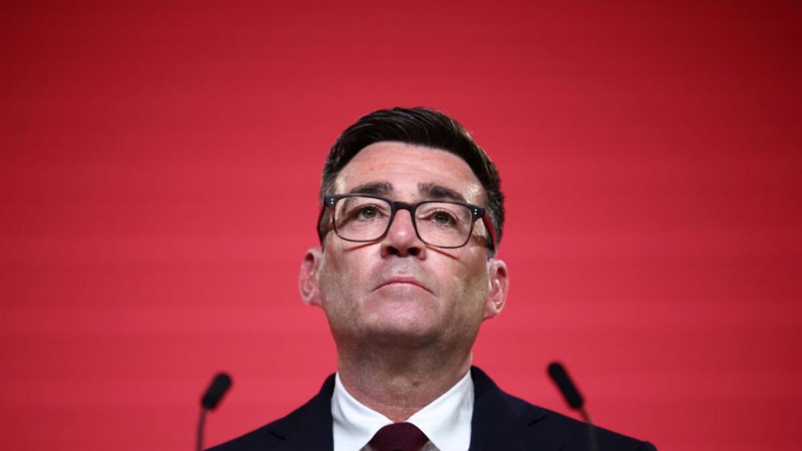 Andy Burnham hält eine Rede, nachdem er auf der „Sonderkonferenz der Labour-Partei“ im Zentrum von London als neuer Parteivorsitzender der Labour-Partei und künftiger Premierminister des Landes bestätigt wurde.Henry Nicholls/Pool AFP/AP/dpa Andy Burnham hält eine Rede, nachdem er auf der „Sonderkonferenz der Labour-Partei“ im Zentrum von London als neuer Parteivorsitzender der Labour-Partei und künftiger Premierminister des Landes bestätigt wurde.Henry Nicholls/Pool AFP/AP/dpa