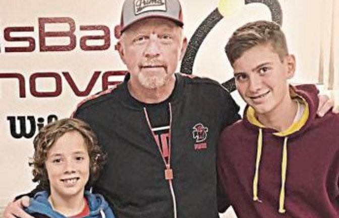 Die beiden TCB-Talente Mathis Dahler (rechts)