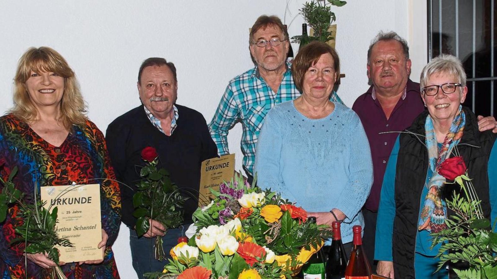 Ehrungen beim TSV Häfnerhaslach – von links: Martina Schantel, Karl-Heinz Faigle, Egon Holzhäuer, Christel Mallok, Willy Gerlacher und Annette Stockbrink. Foto: p Ehrungen beim TSV Häfnerhaslach – von links: Martina Schantel, Karl-Heinz Faigle, Egon Holzhäuer, Christel Mallok, Willy Gerlacher und Annette Stockbrink. Foto: p