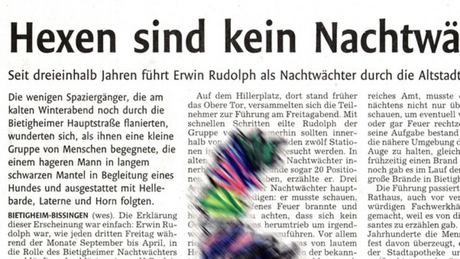 Die Aura mit der schillernden Zackenfigur. Illustration: VKZ Die Aura mit der schillernden Zackenfigur. Illustration: VKZ