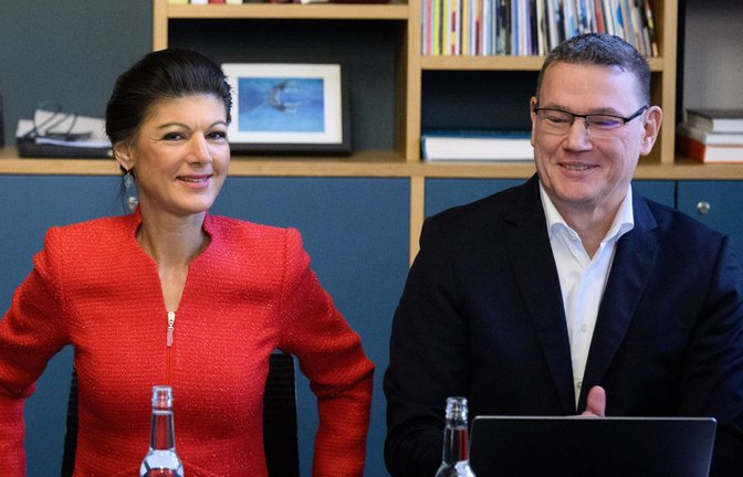 Sahra Wagenknecht und Ralph Suikat haben sich über eine gemeinsame Bekannte kennengelernt.<span class='image-autor'>Foto: dpa/Bernd von Jutrczenka</span>