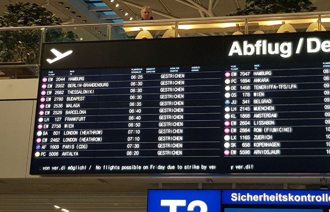 Streiks werden zwar als „höhere Gewalt“ gewertet, Fluggäste haben dennoch Anspruch auf bestimmte Leistungen.<span class='image-autor'>Foto: SDMG/SDMG</span>