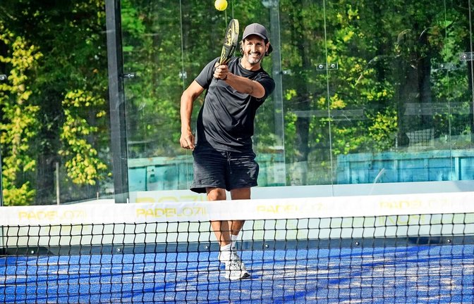 Gastronom Fabrizio Zullo eröffnet ein Padel-Court auf dem Schnarrenberg.<span class='image-autor'>Foto: Lg/Iannone</span>