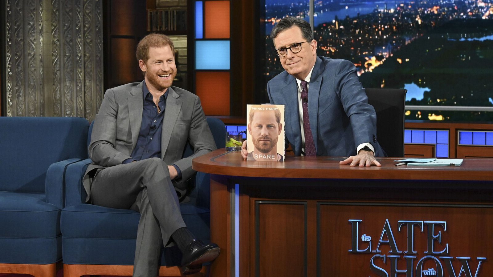 Prinz Harry war im Januar zu Gast in Stephen Colberts „Late Show“.Foto: dpa/Scott Kowalchyk Prinz Harry war im Januar zu Gast in Stephen Colberts „Late Show“.Foto: dpa/Scott Kowalchyk