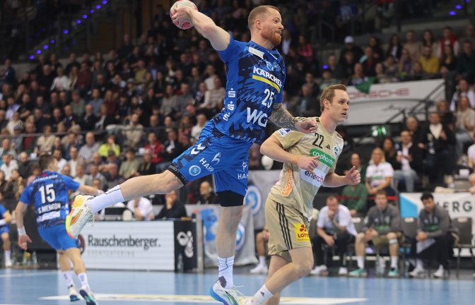 Erfahrener Linksaußen: TVB-Kapitän Patrick Zieker.<span class='image-autor'>Foto: Baumann/Hansi Britsch</span>