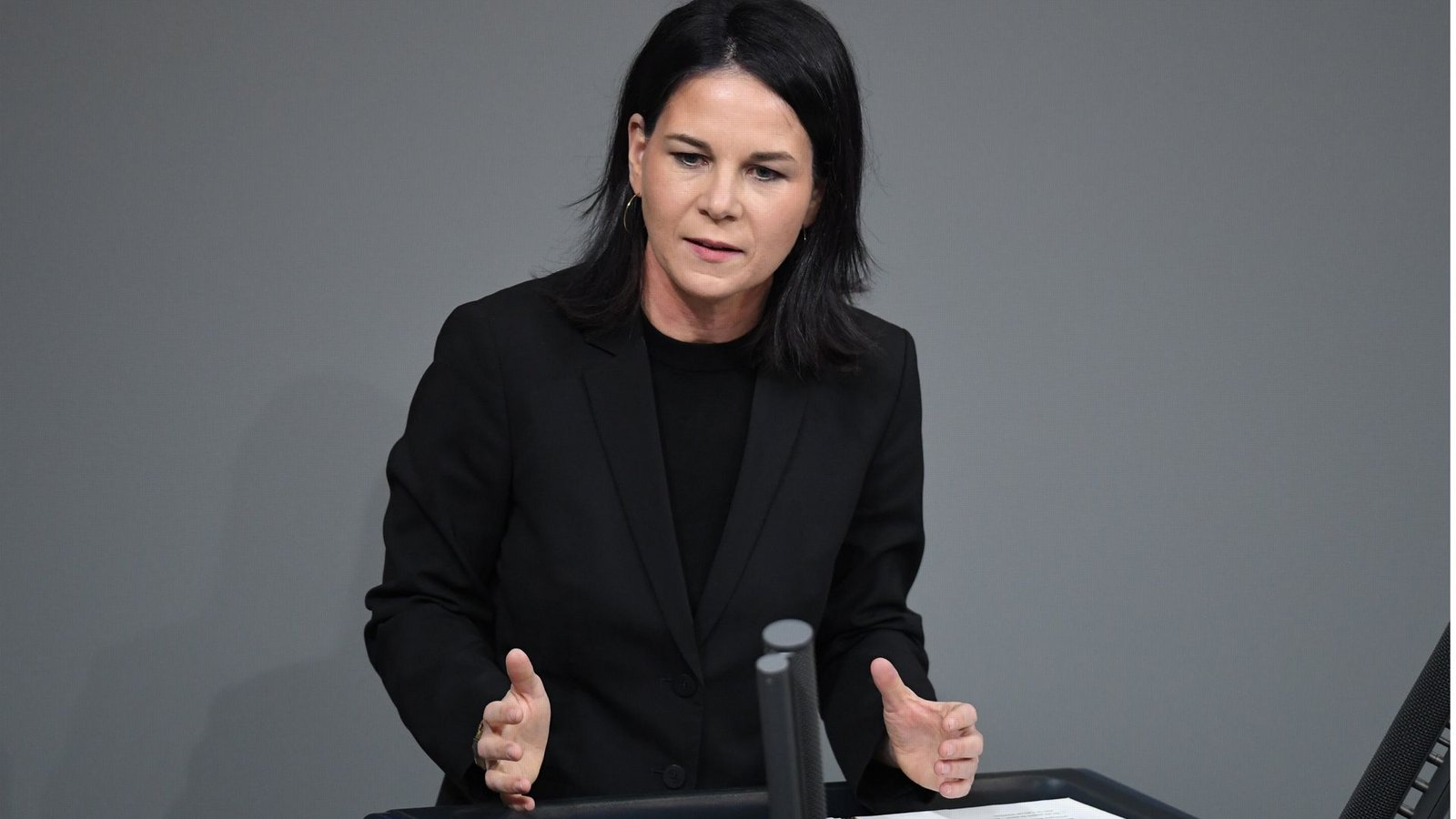 Bei dem Treffen von Außenministerin Annalena Baerbock  mit ihren Amtskollegen aus Polen und Frankreich stehen die aktuellen Konflikte im Fokus.Foto: dpa/Ann-Marie Utz