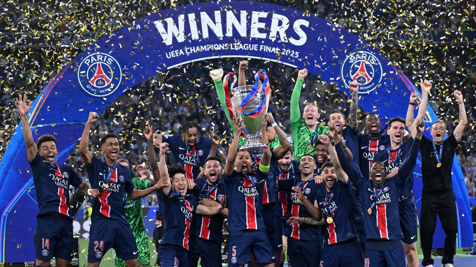 Paris Saint-Germain will seinen Titel verteidigen. (Archivbild)Foto: Robert Michael/dpa Paris Saint-Germain will seinen Titel verteidigen. (Archivbild)Foto: Robert Michael/dpa