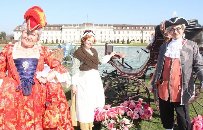 Die Saison wird stilgerecht im Südgarten des Residenzschlosses eröffnet.